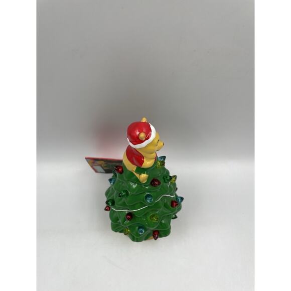 Disney Winnie the Pooh Light Up Ceramic Christmas Tree NEW With Tags! - Picture 8 of 11